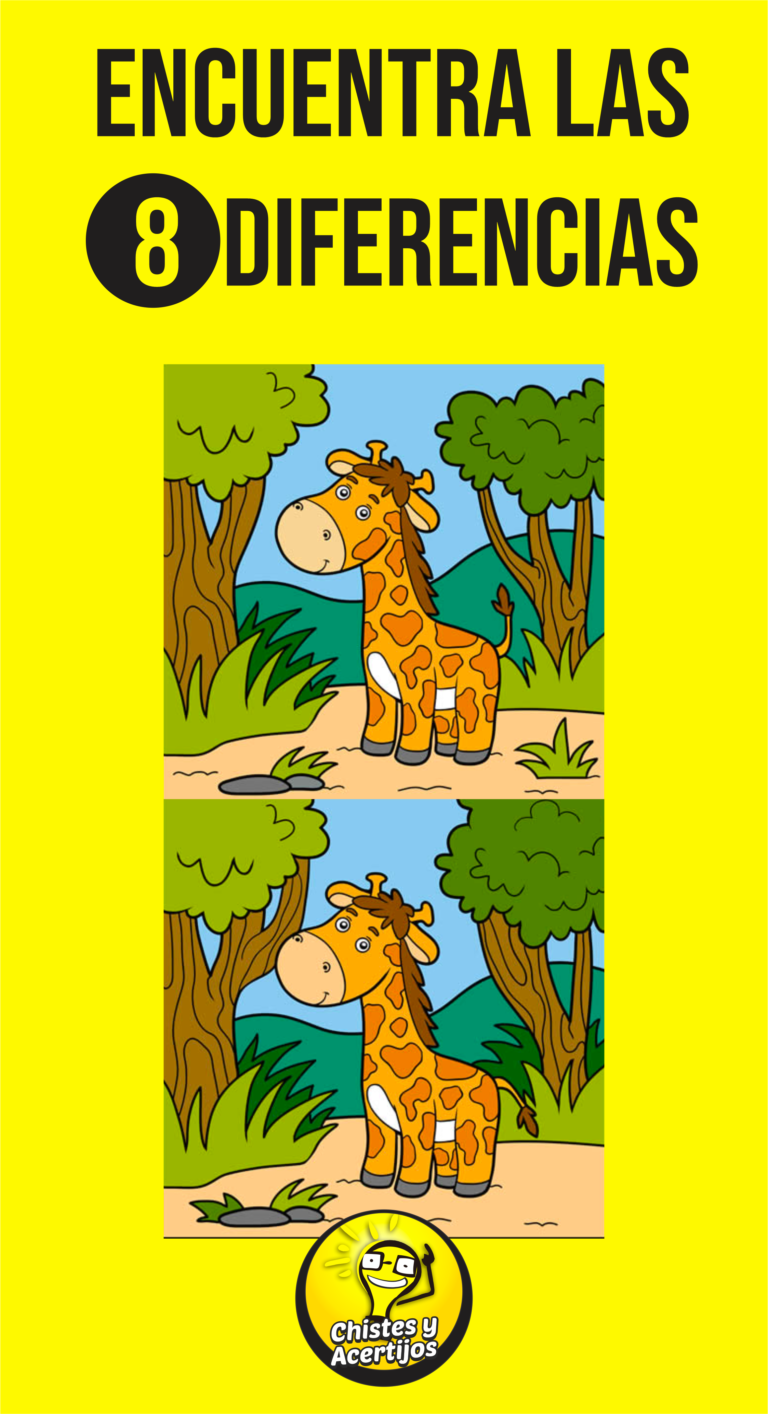 Encuentra las 8 diferencias