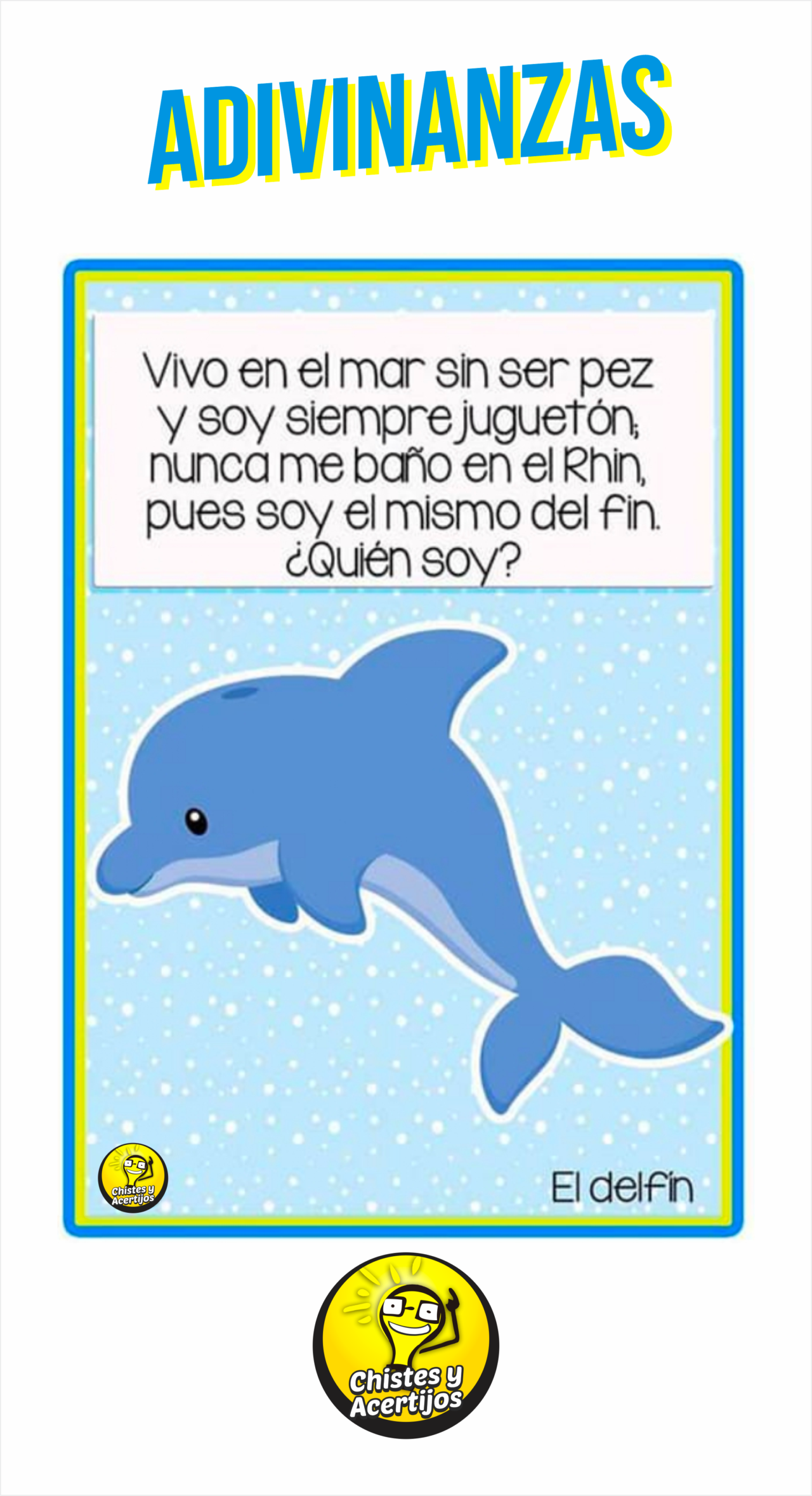 Adivinanza De Un Pez Adivinanza del delfín